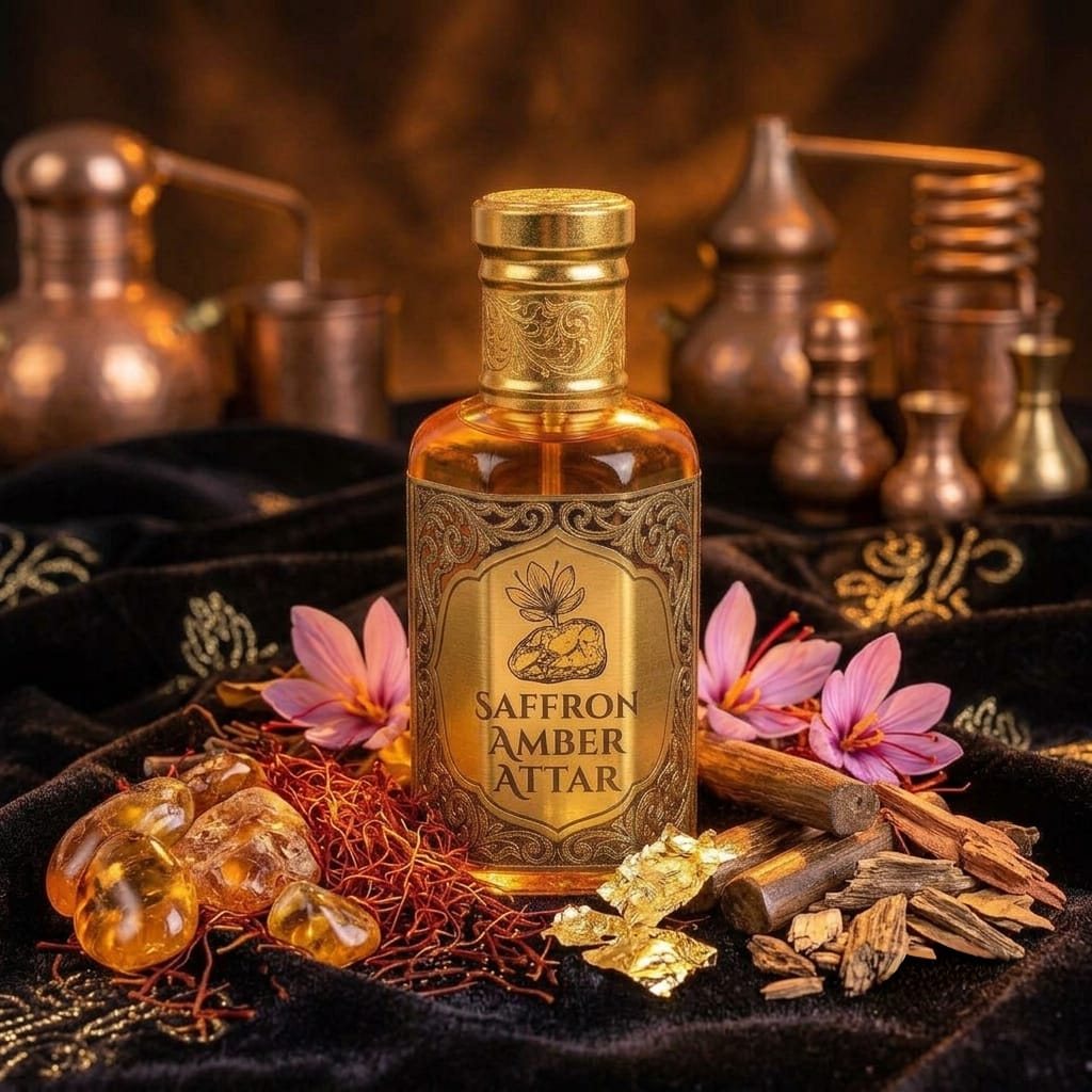 Saffron Amber Attar