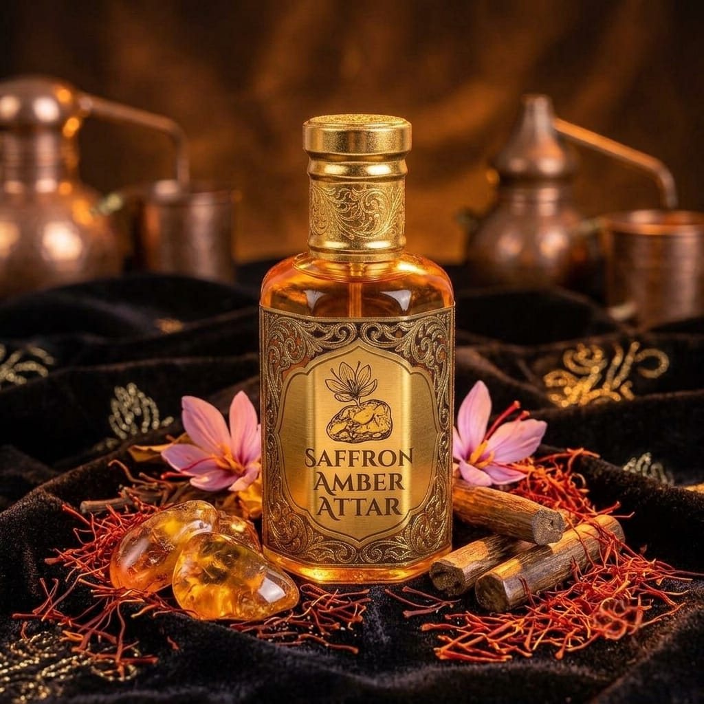 Saffron Amber Attar