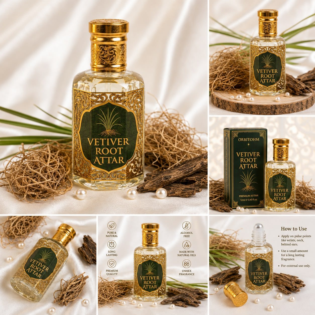 Vetiver Root Attar